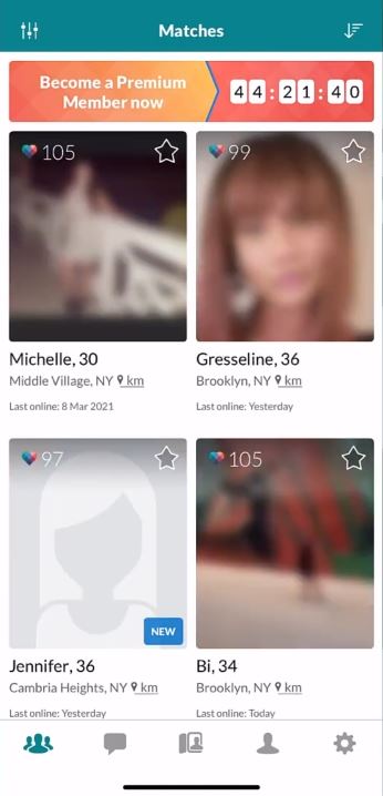 Why are pictures blurry on eharmony?